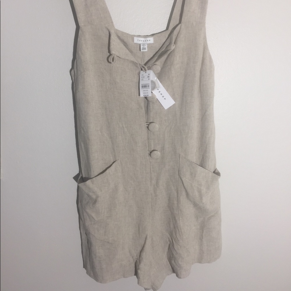 Topshop short overall